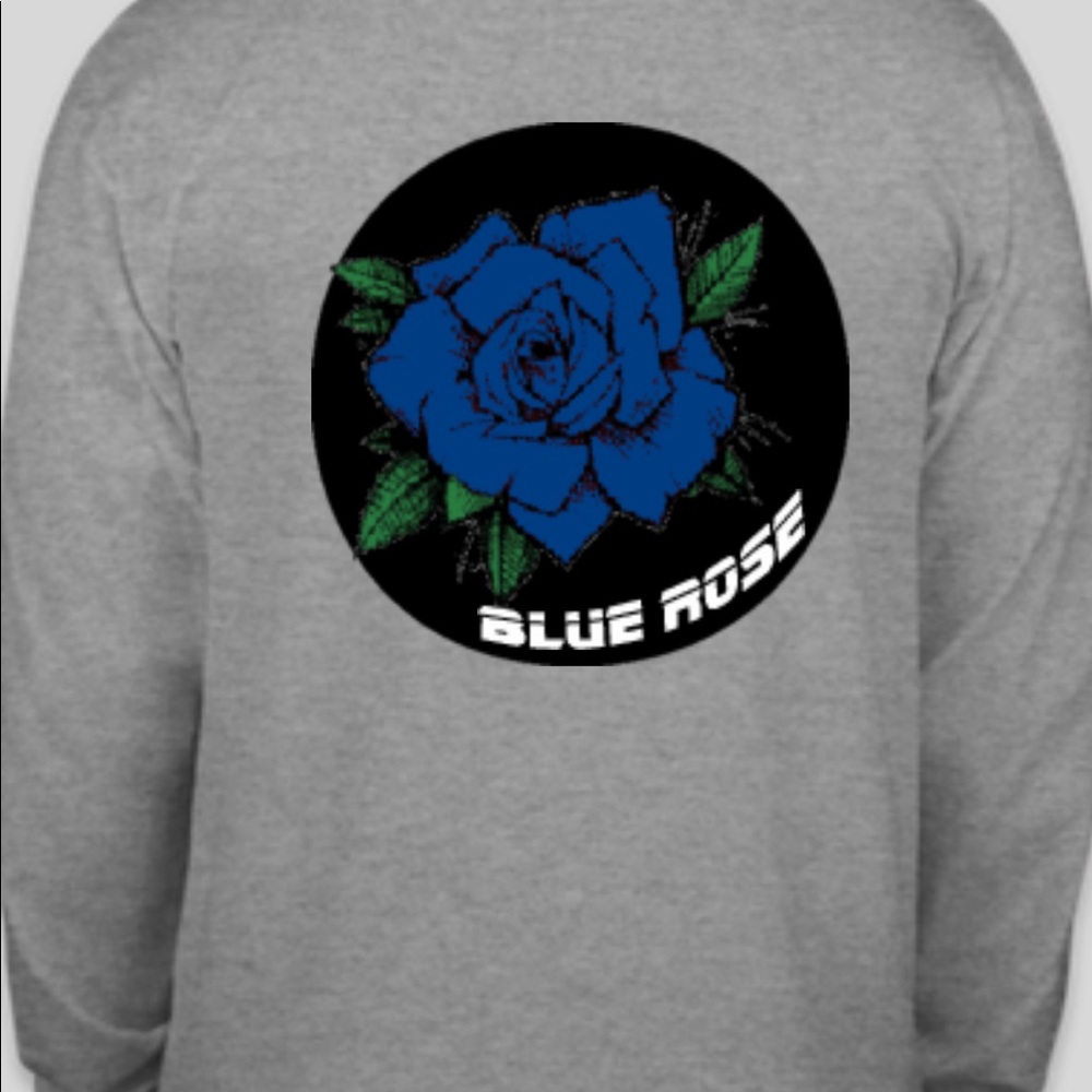 blue rose long sleeve